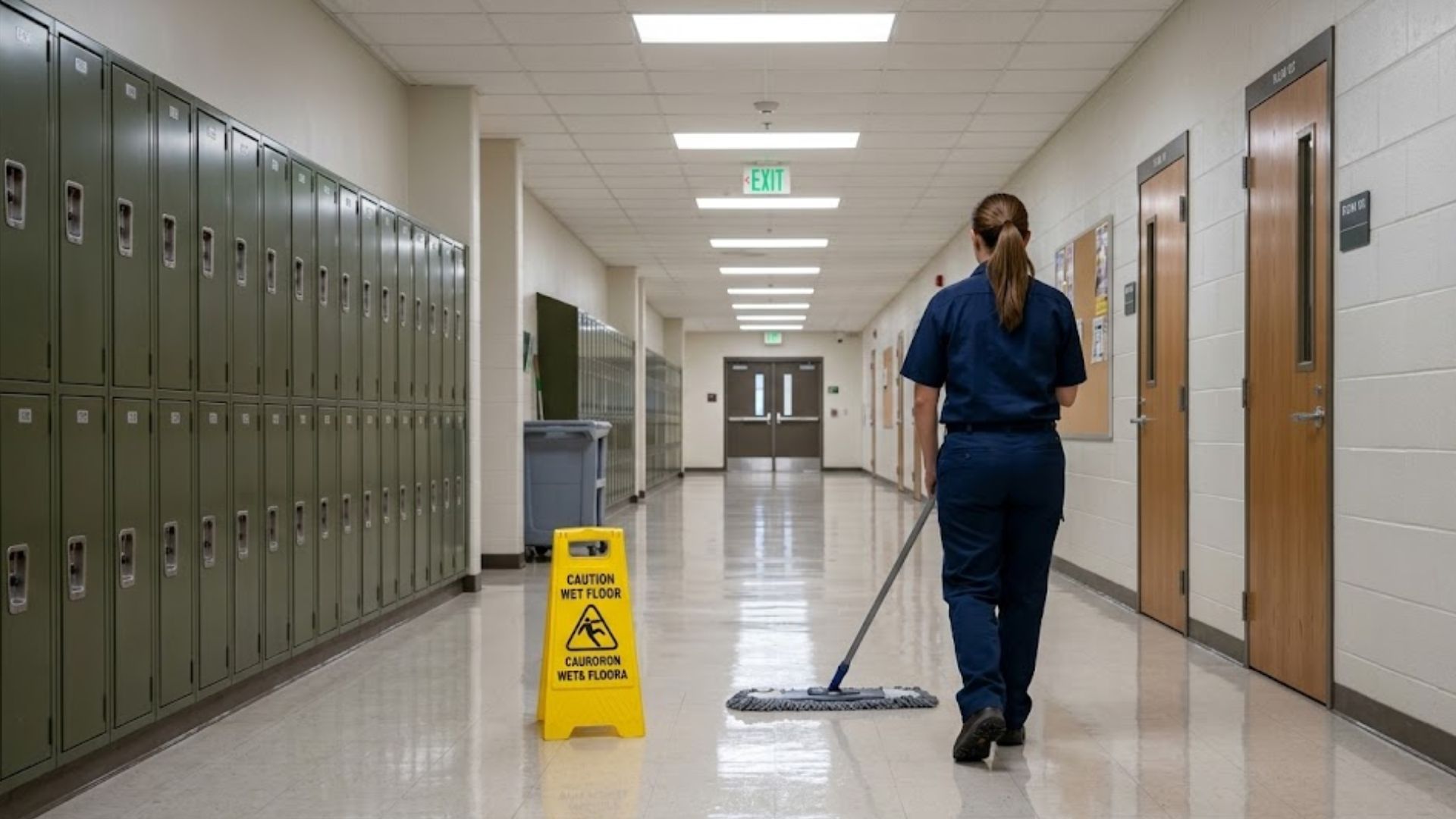 Professional school cleaning team Melbourne Golden Star